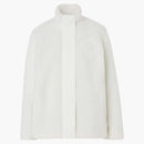 Burberry Wool-Blend Fleece Jacket White