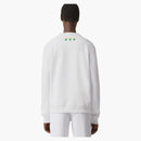 Burberry X Minecraft Logo Print Cotton Sweatshirt White