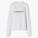 Burberry X Minecraft Logo Print Cotton Sweatshirt White
