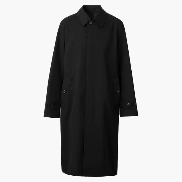 Burberry X Minecraft Monogram Motif Cotton Gabardine Car Coat Black