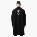 Burberry x Minecraft Monogram Motyw Bawełniany płaszcz samochodowy gabardine czarny
