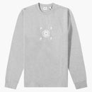 Burberry X Pop Trading Company Long Sleeve Raffy Tee Paled Grey Melange