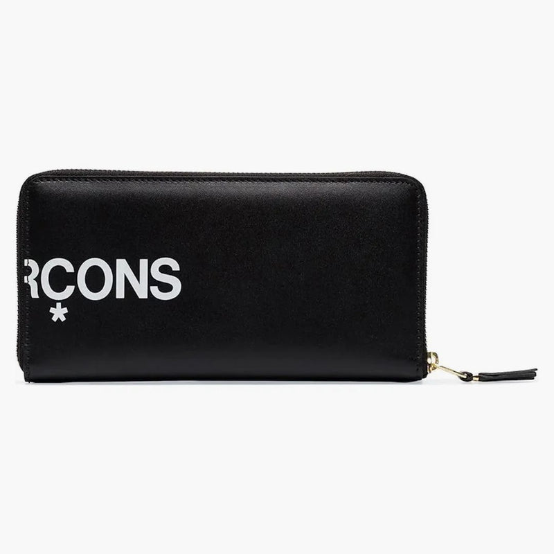 Cdg Play Logo Print Continental Wallet Play Black