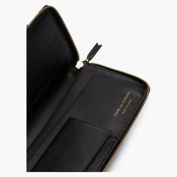 Cdg Play Logo Print Continental Wallet Play Black
