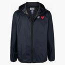 Comme Des Garcons Play X K Way Full Zip Packable Jacket Navy