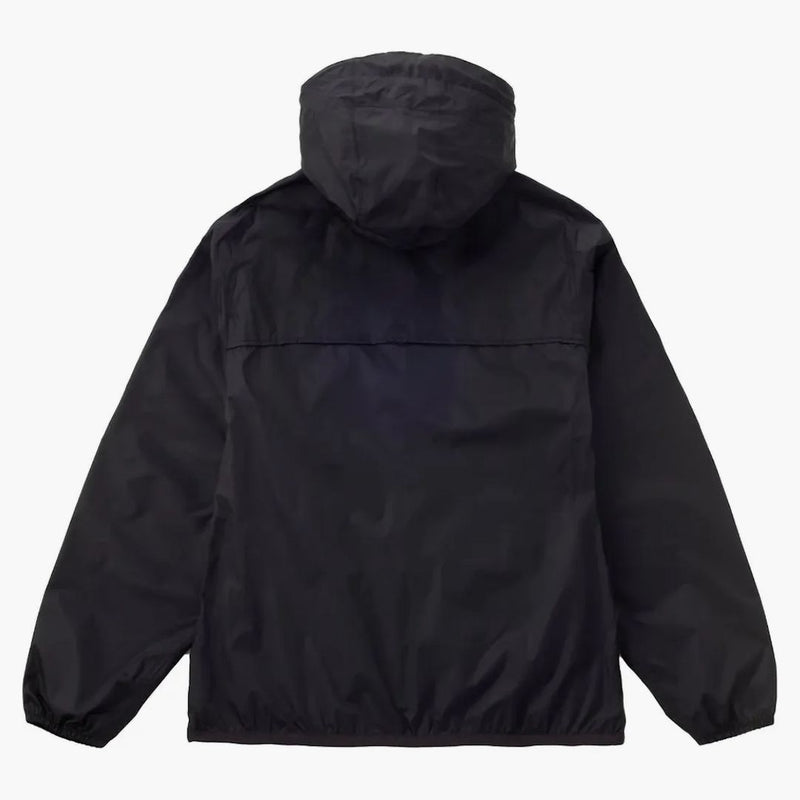Comme Des Garcons Play X K-way Logos Full Zip Jacket Beige Black