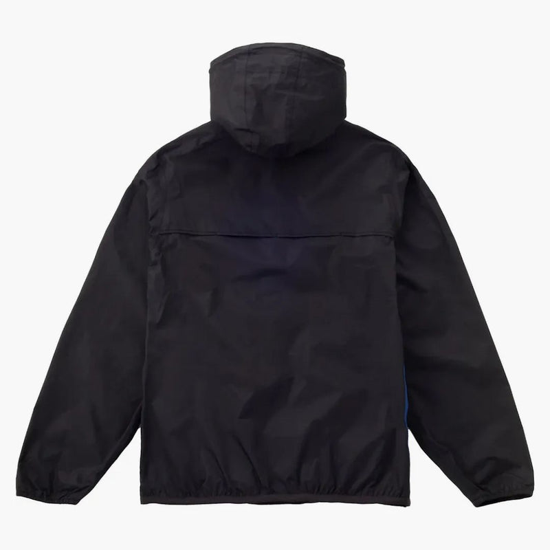 Comme Des Garcons Play X K-way Logos Full Zip Jacket Blue Black