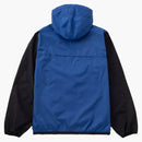Comme of the Garcons Play X K-Way Logos Half Zip Jacket Blue Black