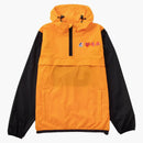 Comme of the Garcons Play X K-Way Logos Half Zip Jacket Orange Black