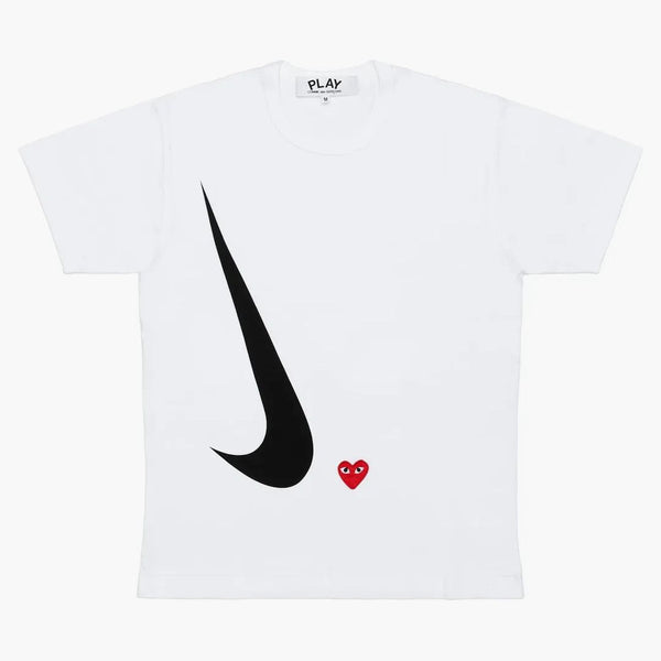 CDG X Nike Ladies 'T-shirt vit