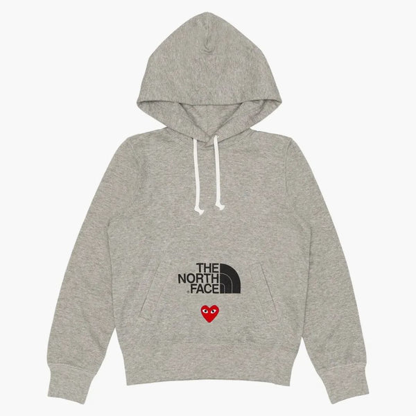 CDG X The North Face Ladies' Hoodie Topgray