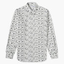 Cdg Shirt X Kaws Classic Letters Poplin Shirt White/black