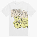Camicia cdg x kaws t-shirt bianco/giallo