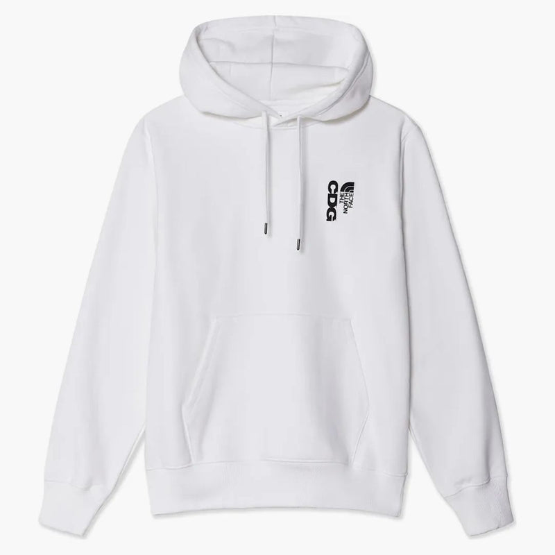 Cdg The North Face Icon Hoodie White