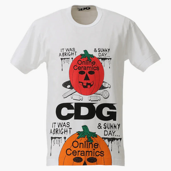 Cdg X Online Ceramics T-shirt 2 White