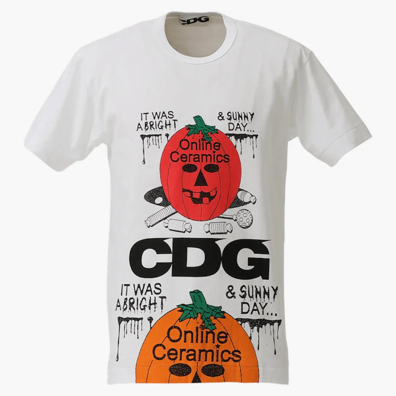 Cdg X Online Ceramics T-shirt 2 White