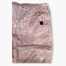 Pantaloni da coagulo di seta in oro rosa