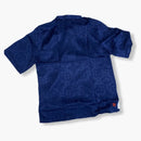 Clot Silk sweater shirt navy