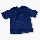 Clot Silk sweater shirt navy