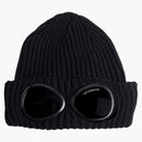 C.P. Company Cotton Goggle Beanie Black