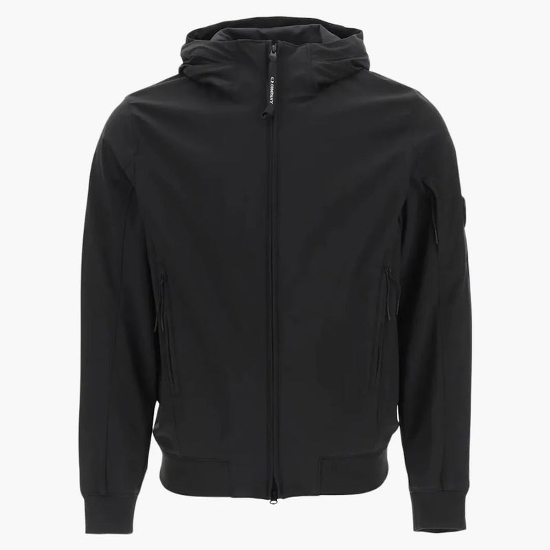 C.P. Company Lens-Detailed Zipped Jacket Black
