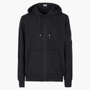 C.P. Compagnia leggero pile zippato con cappuccio nero
