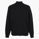 C.p. Company Zip Up Cardigan Black