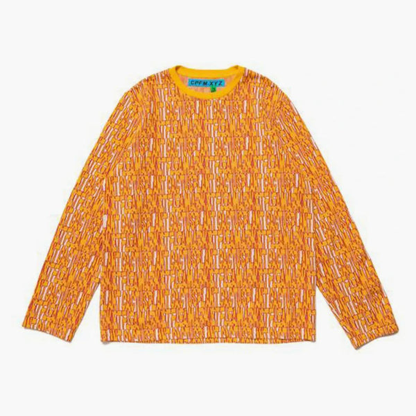 Cactus Plant Flea Market Anxiety Jacquard Longsleeve Knit Orange