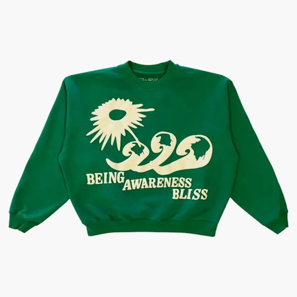 Cactus Plant Flea Market Being Awareness Bliss Crewneck Green