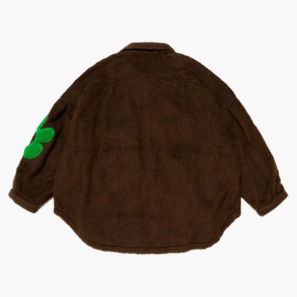 Cactus Plant Flea Market Big Fuzzy Shirt Brown