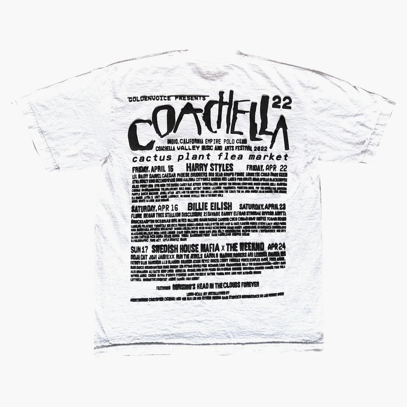 Cactus Plant Flea Market Coachella X Cpfm Weekend 1 T-shirt White