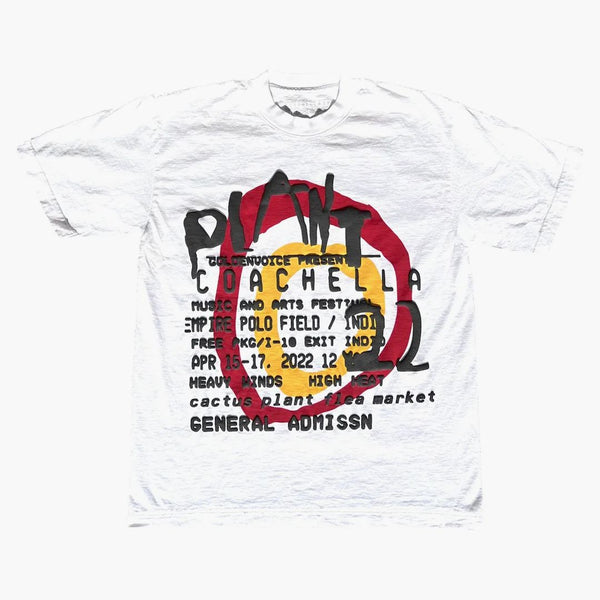 Cactus Plant Flea Market Coachella X Cpfm Weekend 1 T-shirt White