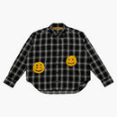 Cactus Plant Flea Market Double Vision Check Shirt Black