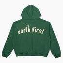 Cactus Plant Flea Market Earth First Zip Hooded Sweatshirt Green
