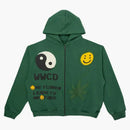 Cactus Plant Flea Market Earth First Zip Hooded Sweatshirt Green