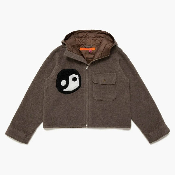 Cactus Plant Flea Market Fuzzy Balance Jacket Brown