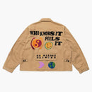 Cactus Plant Flea Market Knowledge Jacket Brown