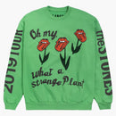 Cactus Plant Flea Market Rolling Stones 2019 Tour Crewneck Green