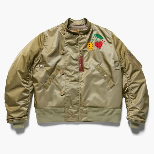 Cactus Plant Flea Market X Human Made We're Good! Flight Jacket Gold