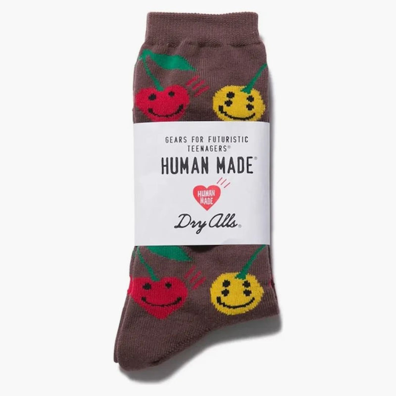 Cactus Plant Flea Market X Human Made We're Good! Pattern Socks Brown/multi