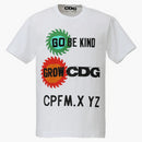 Cactus Plant Flea Market X Cdg Go Be Kind T-shirt White