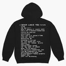 Cactus Plant Flea Market X Future I Love You Hoodie Black