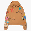 Cactus Plant Flea Market X Marc Jacobs Tattoo Hooded Pullover Sweatshirt Sand