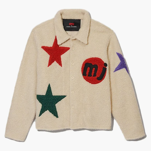 Cactus Plant Flea Market X Marc Jacobs Tattoo Shirt Jacket Cream