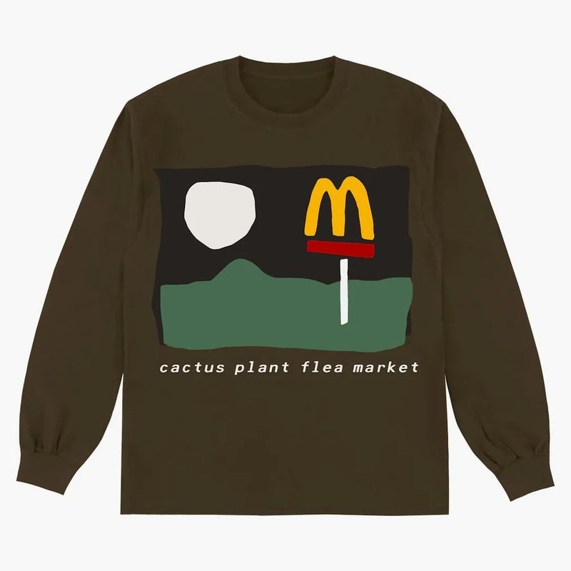 Cactus Plant Flea Market X Mcdonald's 24/7 Long Sleeve T-shirt Clove