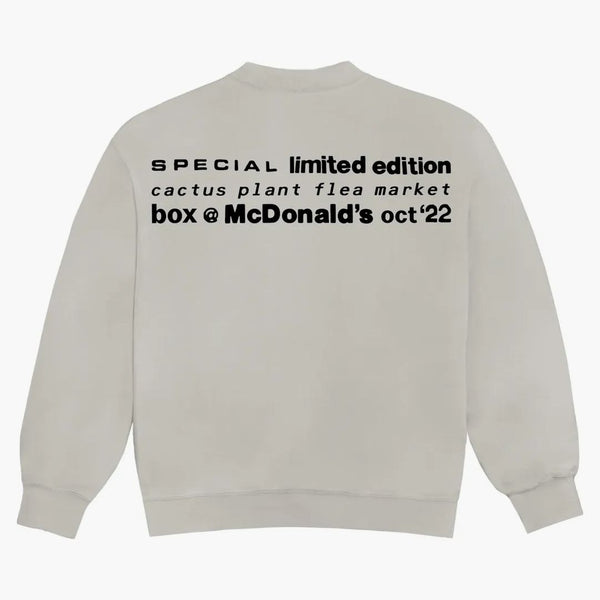 Cactus Plant Flea Market X Mcdonald's Cactus Buddy! And Friends Crewneck Cement
