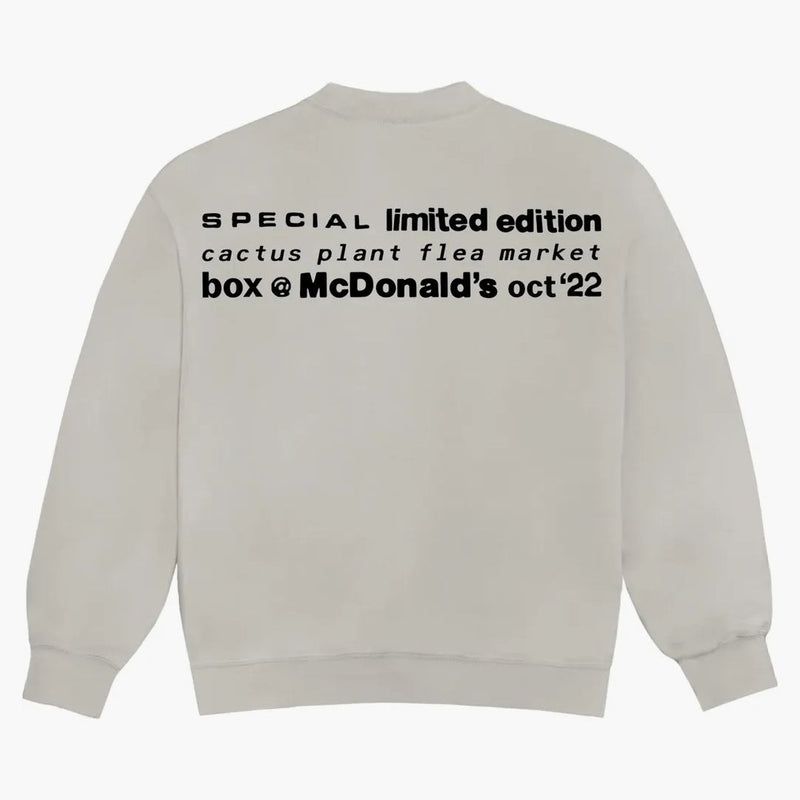 Cactus Plant Flea Market X Mcdonald's Cactus Buddy! And Friends Crewneck Cement