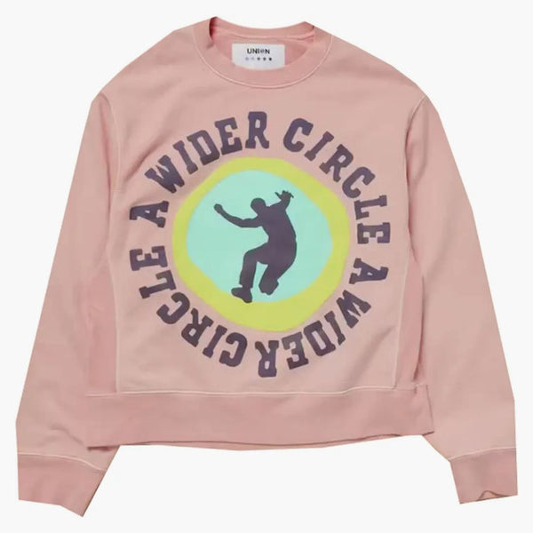 Cactus Plant Flea Market X Union A Wider Circle Crewneck (complexcon Exclusive) Peach