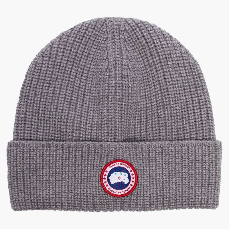 Canada Goose Arctic Disk Wool Beanie Grey