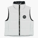 Kanada Goose Black Label Grandview oříznutá vesta stříbro